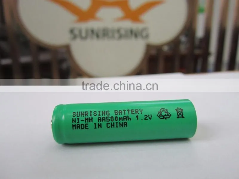 AA 500mAh 1.2 V Quanlity Rechargeable Battery NI-MH 1.2V Rechargeable 2A Battery Baterias Bateria