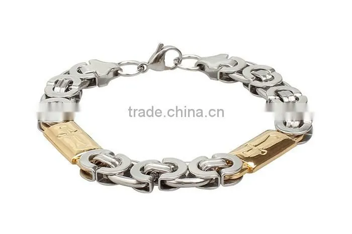 Kindy jewelry JCB0228 punk style fashion bracelet men 316l stainless steel