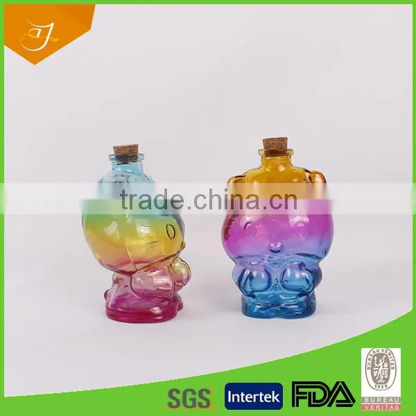 kitty shape, glass storge jar