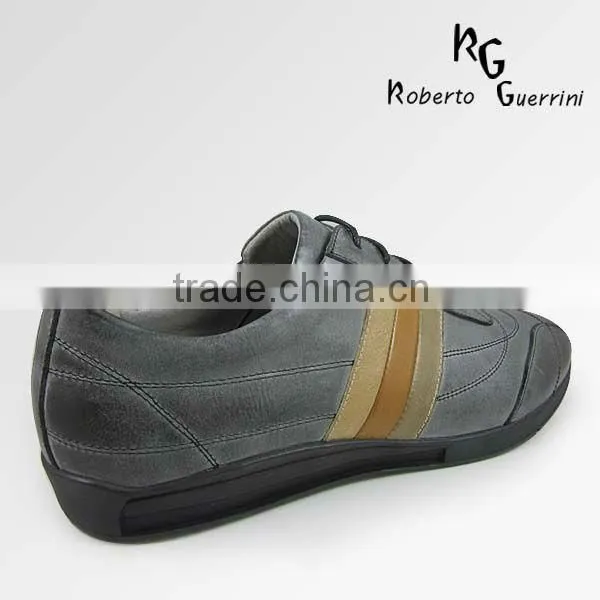 Top Brand genuine leather running shoe for men
