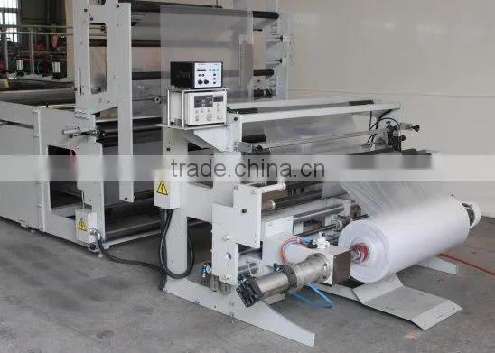 Fully automatic draw tape garbage bag making & folding machine