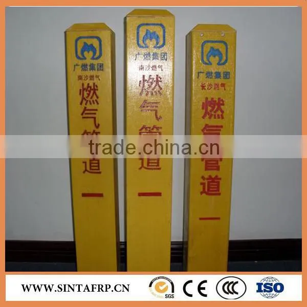 color duralble damage prevention fiberglass marker post