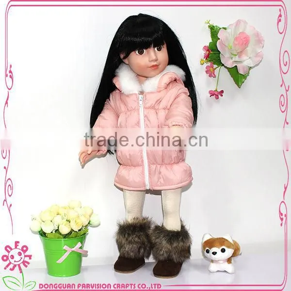 Doll clothes sale hot pink animal print fur trim doll jacket