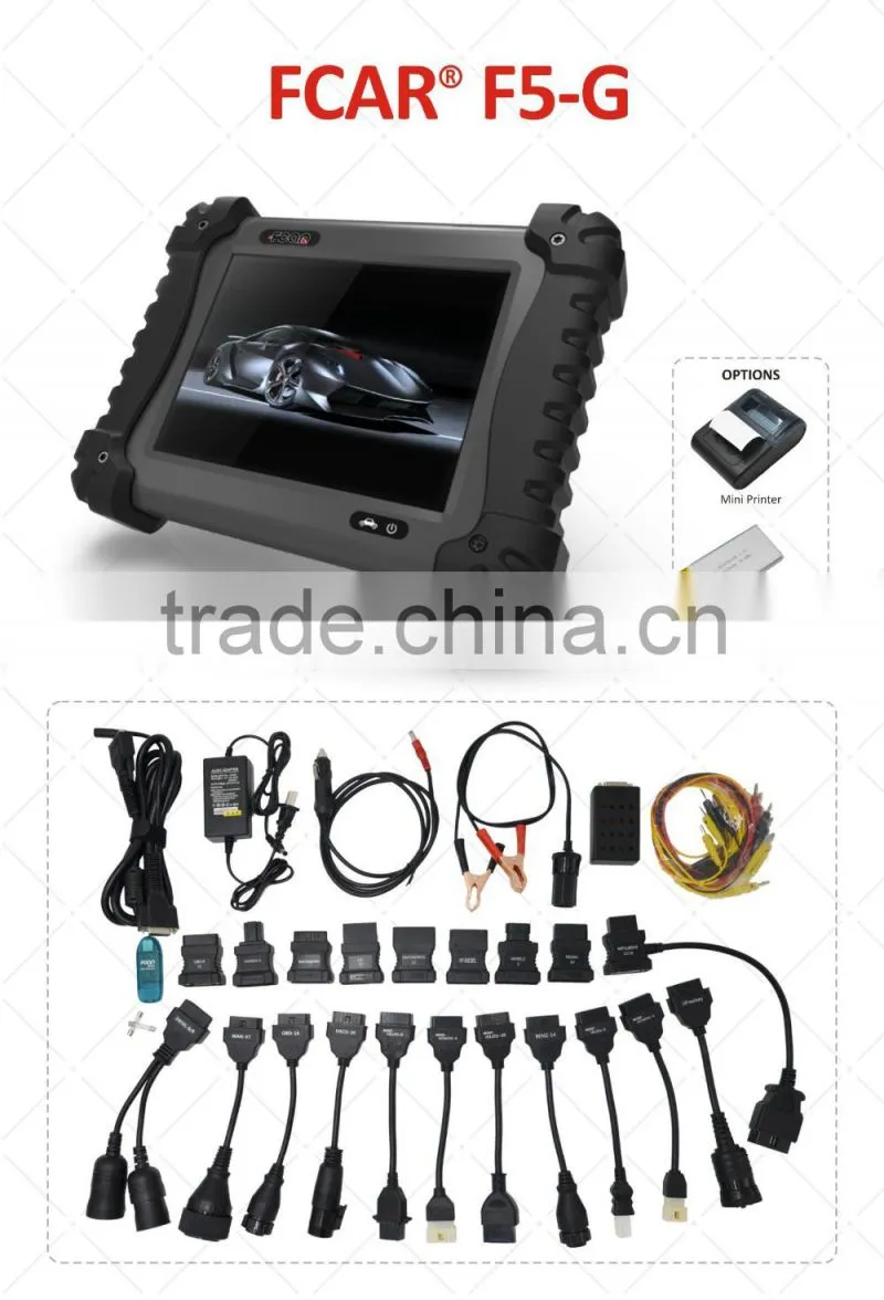 FCAR F5 G SCAN TOOL, small gasoline car diesel truck, key program, injector, mercedes, volvo, iveco, toyota