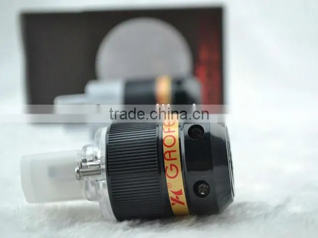 Gaofei E50TB Rhodium Plated Schuko AC Power Plug +IEC plug