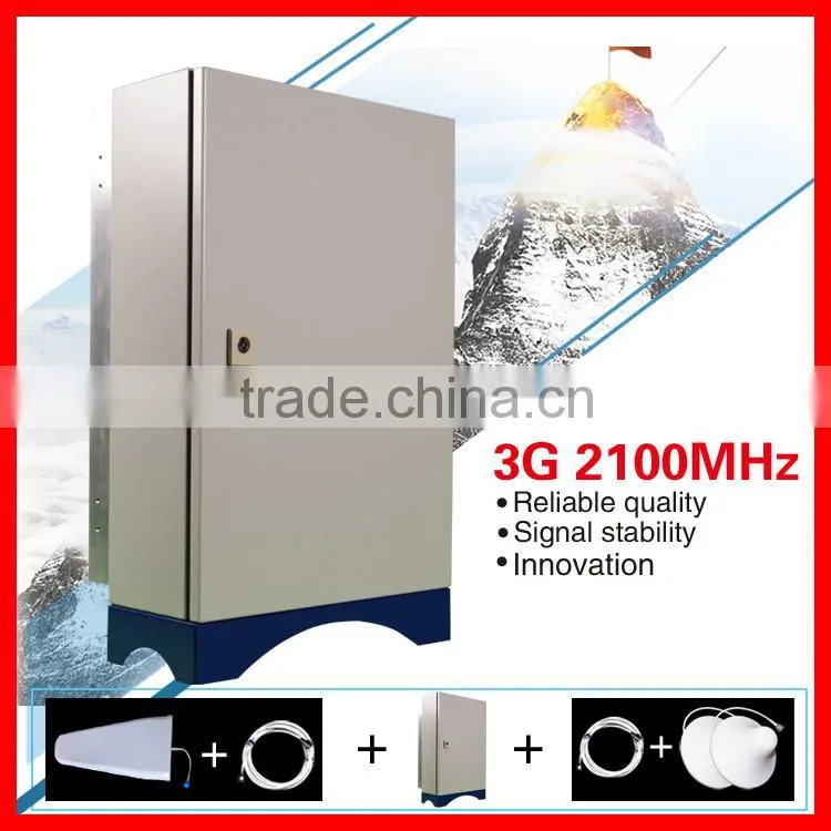 Kingtone mobile signal booster 3G signal repeater 10km wireless repeater booster 5watts repetidor rf repeater with low price