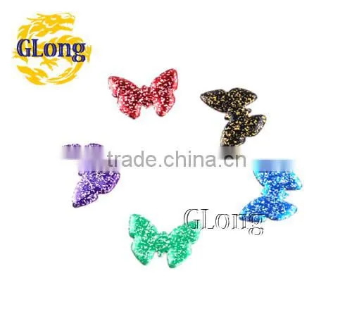 10*13mm Hot Fix Iron-on Nailhead Butterfly Aluminum With Irregular Spots DIY For Bag Shoe Phone Case Garment #GT093A-13P(Mix-s)