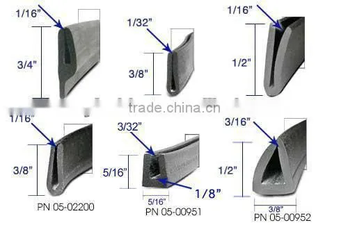 black EPDM rubber products