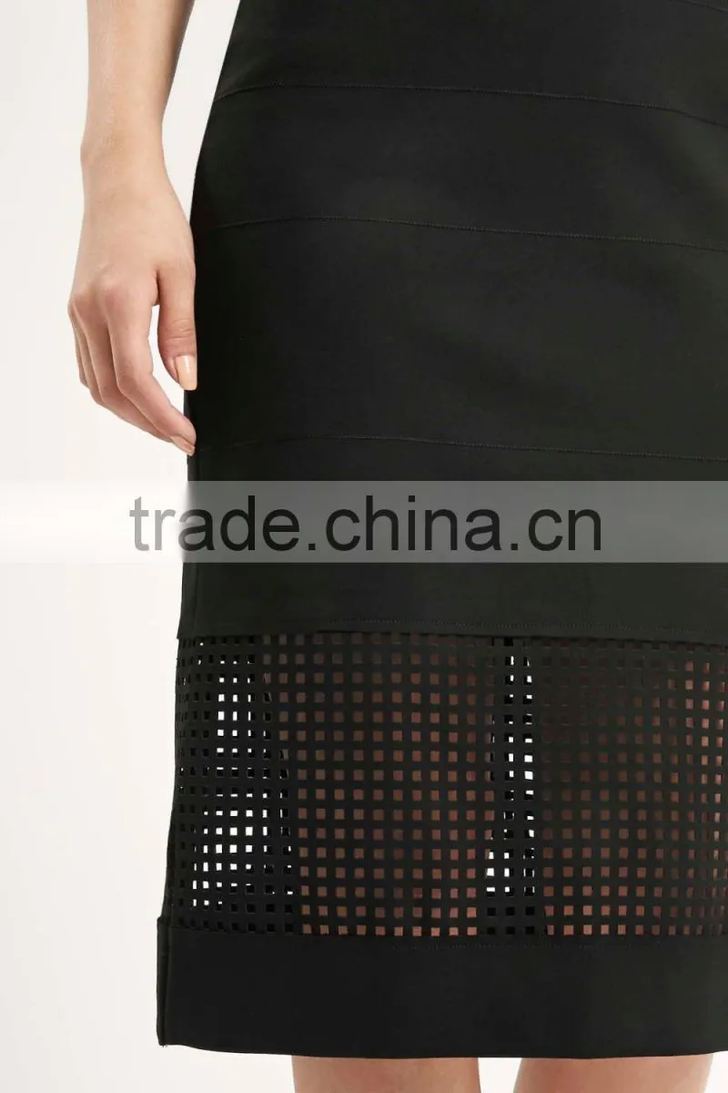 Laser-Cut Tube Long Skirt