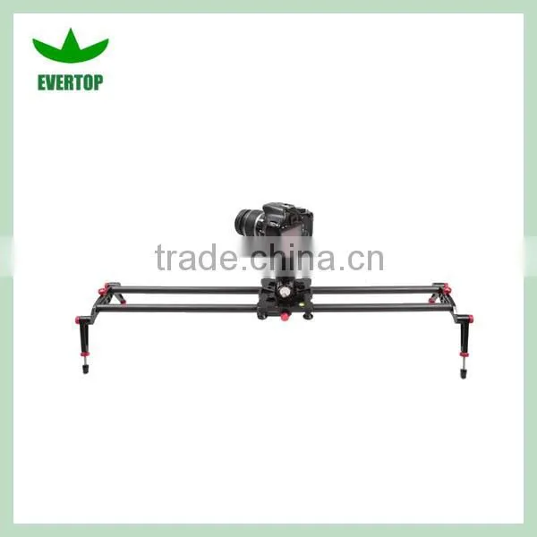 New Pro Carbon Fiber Portable 80cm Black DSLR Camera Slider Dolly, DSLR Stabilizer, Slider Camera for Video