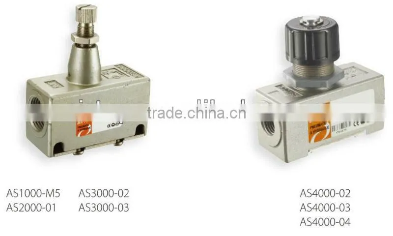 AS Pneumatic One-way Restrictive Valve