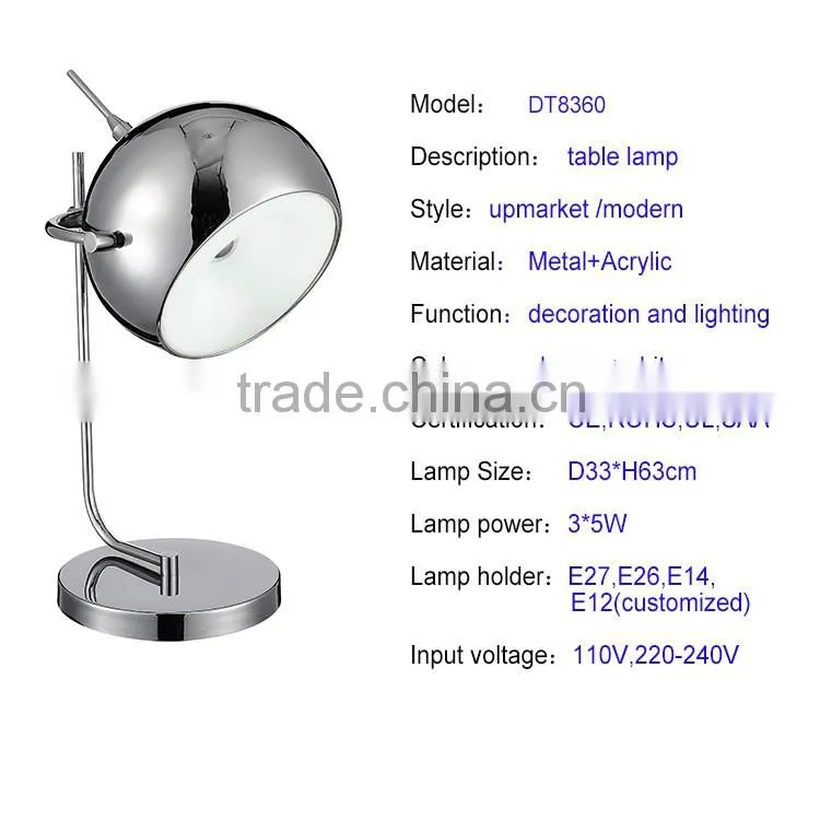 new products 2016 Contemporary Colorful Acrylic swing arm desk lamp for sale