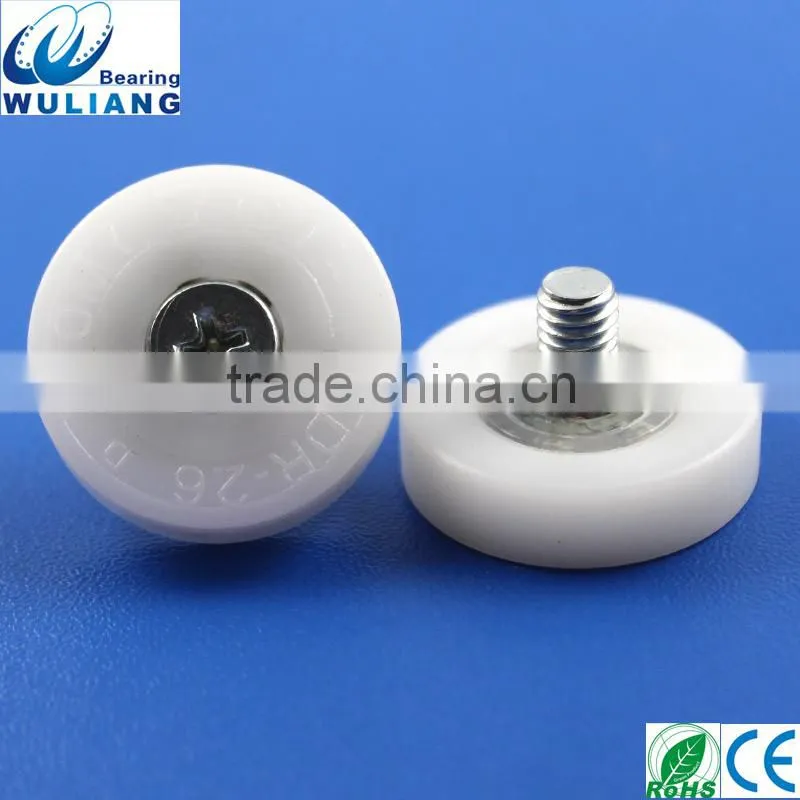 Best selling nylon ball bearing drawer rollers with competetive price and good quality