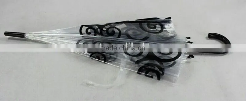 2015 fashion promotion dome transparent umbrella