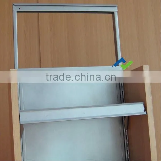 metal wood display shelf