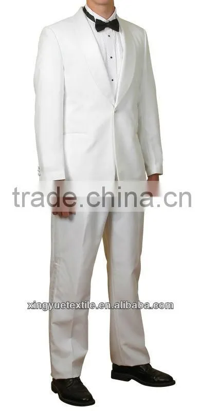 Fashion designed white suit/wedding dress