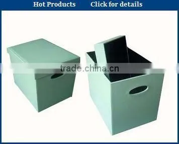 white large capacity leather box for hamper hot sale