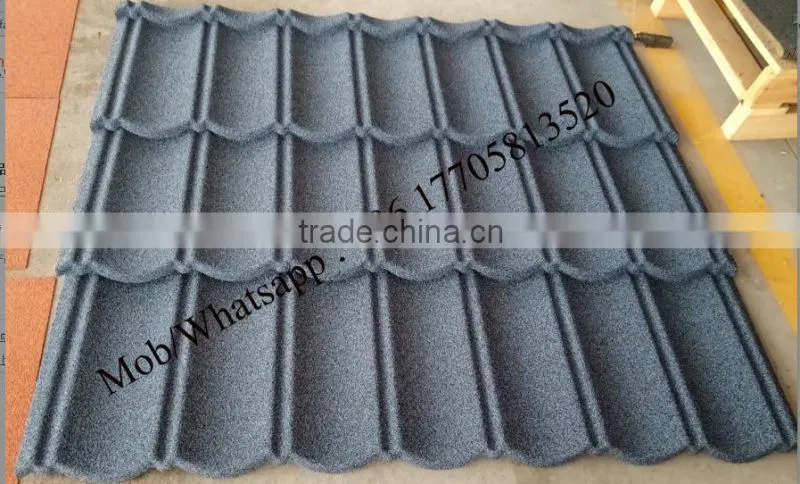 Stone Coated Metal Roofing Tile And Roof Gutter Factory