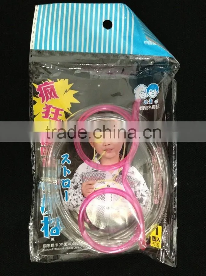 Glasses plastic drinking straws