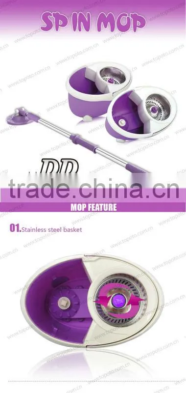 new 2013 steel spinner super magic mop