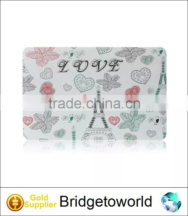 Beautiful Flowers Plastic Folio Cover for Macbook