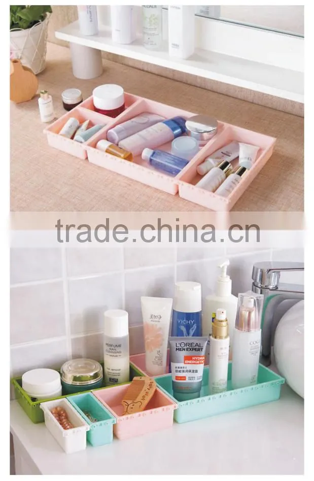 Kitchen bathroon mutil-function Plastic drawer divider