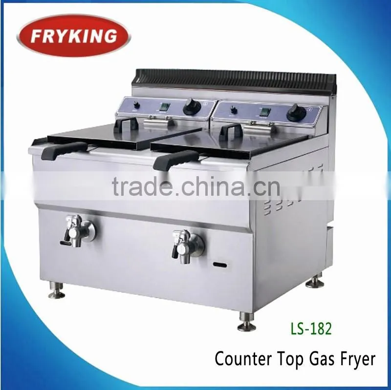counter top outlet valve gas fryers