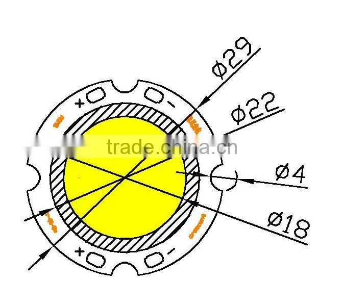 5W High Power LED Emitter / COB LED / Chip On Board LED