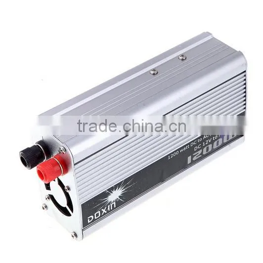 1200W WATT DC 12V to AC 220V Portable Car Power Inverter Adapter Charger Converter Transformer