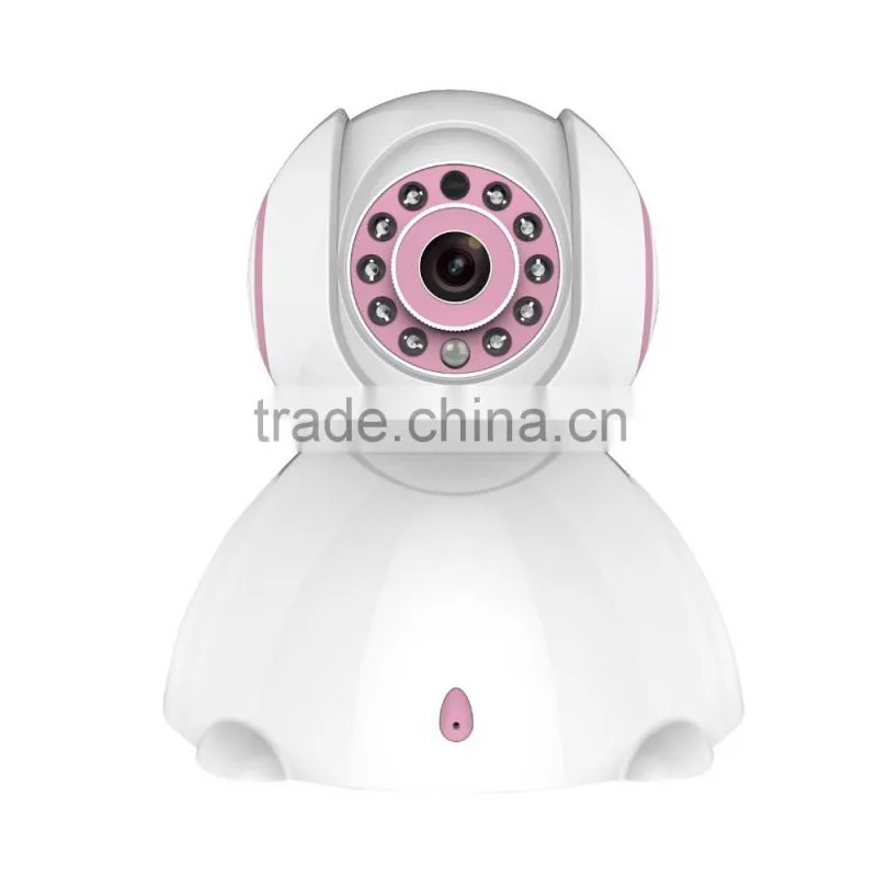 360 Degree View 720P HD IR Control Night Vision Wireless WiFi IP CCTV Video Audio Camera Onvif Protocol P2P WPS