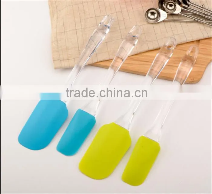 Durable and Heat Resistant Kitchen Utensils Silicone Spatula Silicon Basting Pastry silicone spatula set