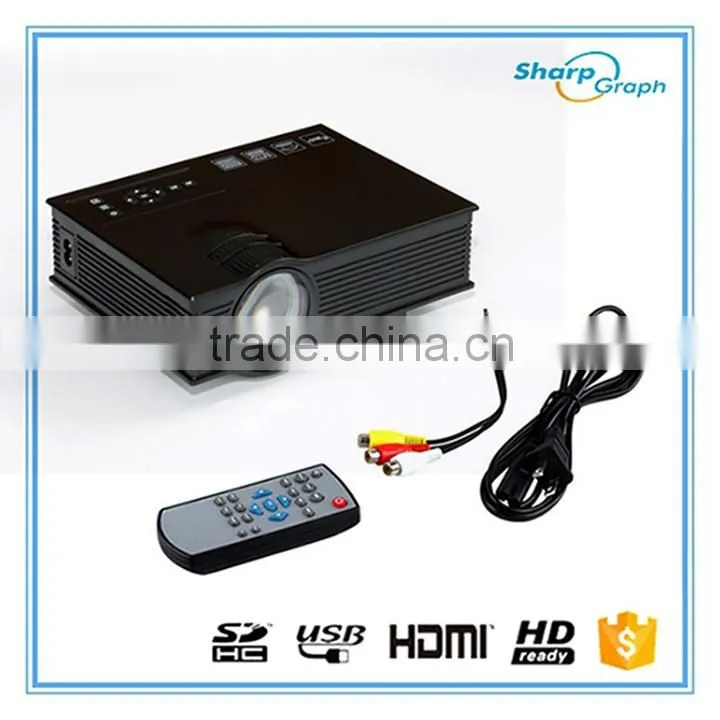 2016 UNIC Office Equipment Mini Full HD 1080p LED Portable UC40+ Home Theater Video Proyector