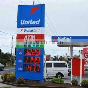 green 12'' 8.889/10 digital numbers gas/oil/petrol station price led display