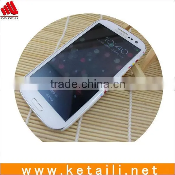 for Samsung galaxy s4 led case,hard plastic with water imprint(FDA,SGS,BV ,ISO9001 report)
