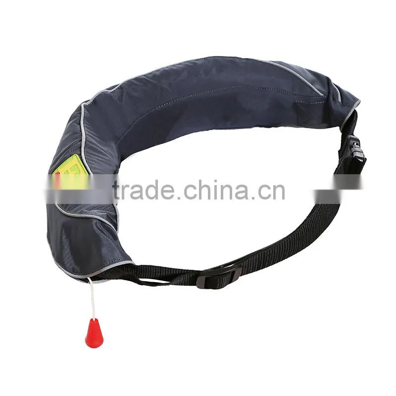 High quality nylon waterproof CE approved waist life jacket wholesale