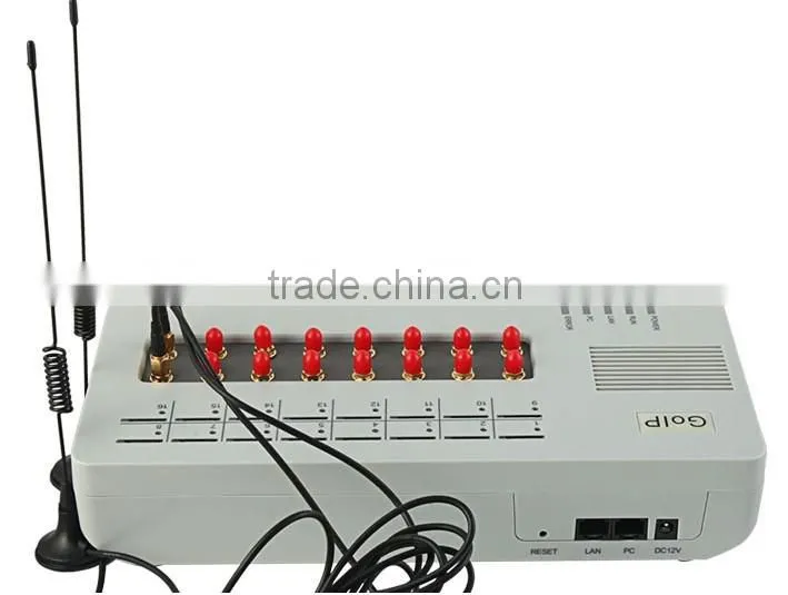 Perfect 16 ports gsm gateway GOIP GOIP-16 for SIM bank, Remote SIM Card Emulator