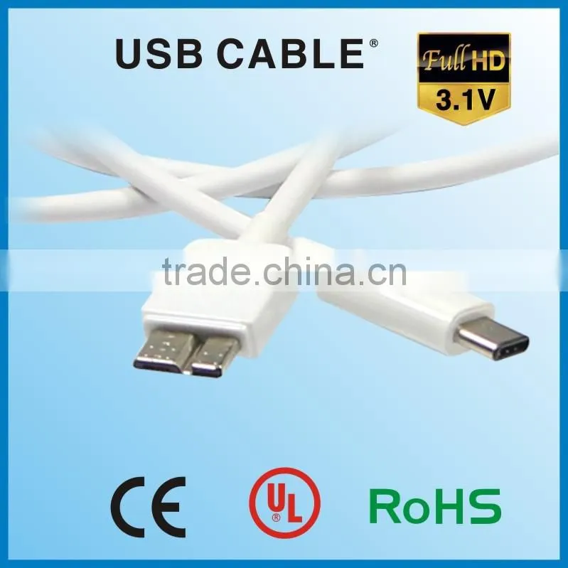 Shenzhen factory AM to Micro B USB 3.1 Cable