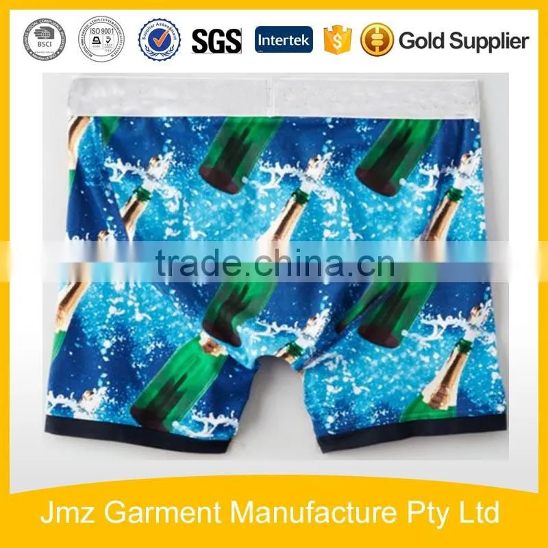 Professionally producing various printing mens 100% polyester briefs
