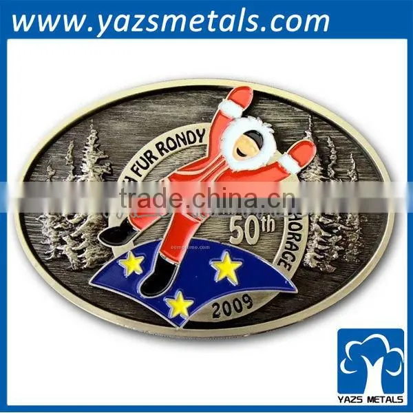 hot sales custom metal engrave silver belt clip