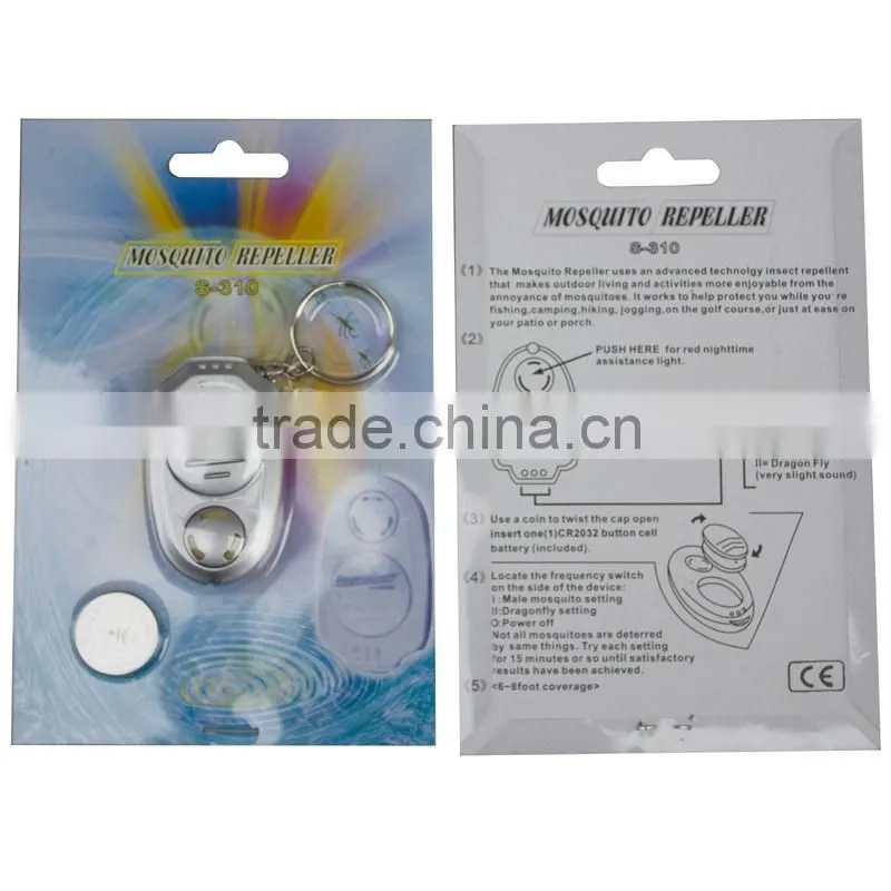FB-3919 Portable non-toxic outdoor keychains ultrasonic anti-mosquito device (FBELE)