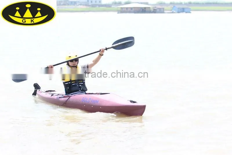 sit in kayak touring kayak with foot-rest and rudder professional kayak factory
