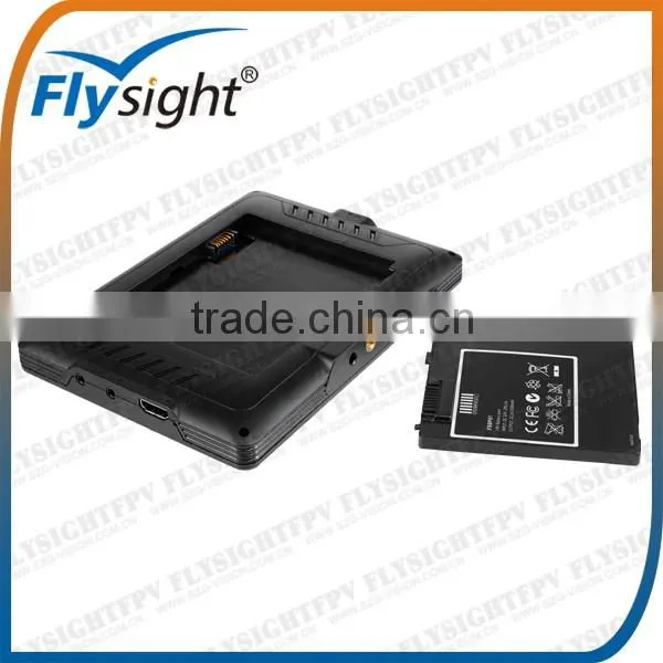 H1878 Newest Flysight black Pearl RC801 Lite 7 inch 1280*800 HD LCD Display Monitor /w intergrated battery Support HDMI 1.3 in