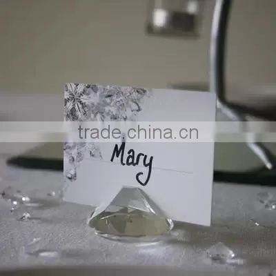 wedding decoration crystal butterfly card holder