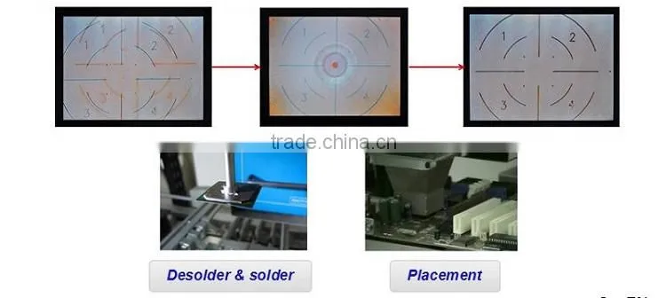 BGA rework station automatic pick and place repair motherboard of mobile and laptop
