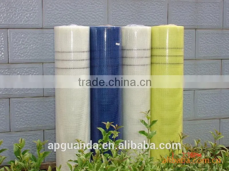 GuanDa alkali resistant fiberglass mesh 165g/m2 --- 4*4mm