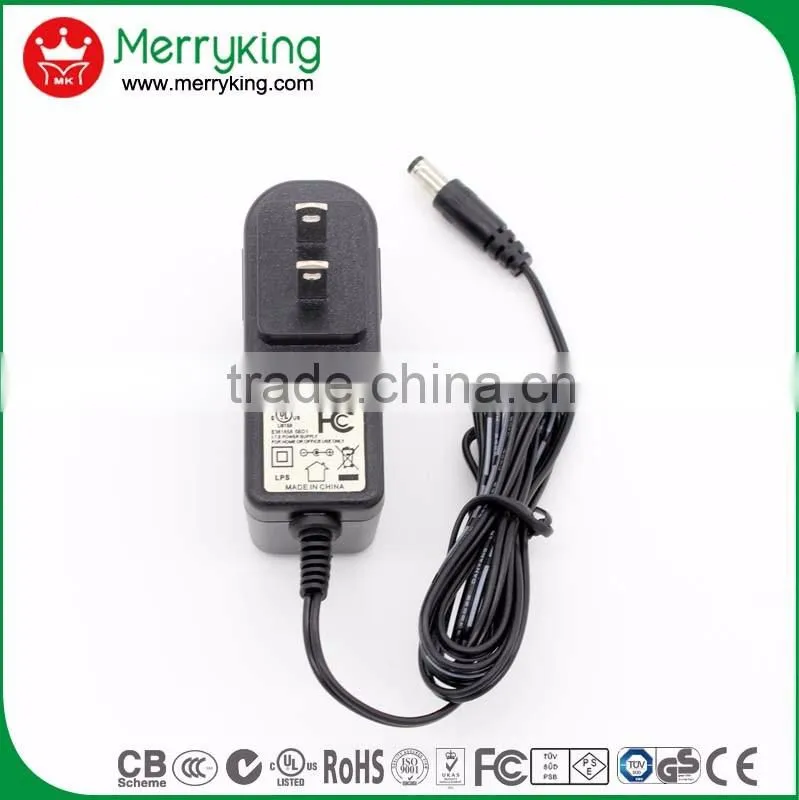 Elegant appearance 14.5v ac dc adapter DOE VI compliant for US JP with UL cUL FCC PSE
