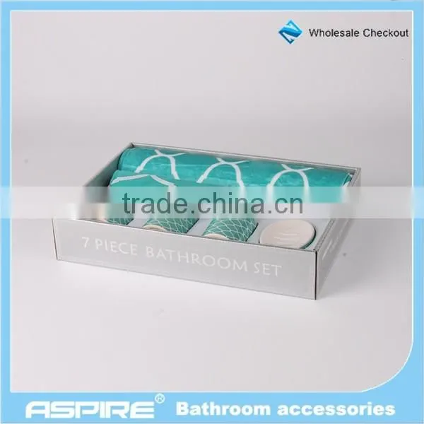 Houseware ceramic plastic bathroom accessories
