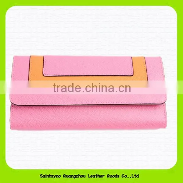 15514 Colorful durable new design promotional women wallet designer purse