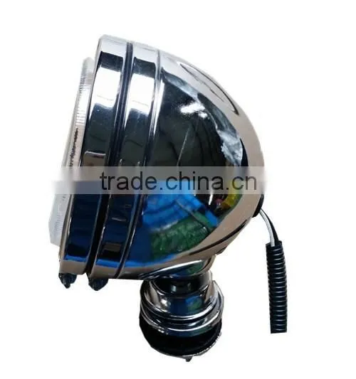 6 INCH UNIVERAL ROUND YELLOW BLUE CHROME OFF ROAD FOG LIGHT