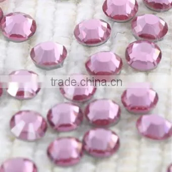 A+ Schwan Non hot-fix crystal beads color lt rose